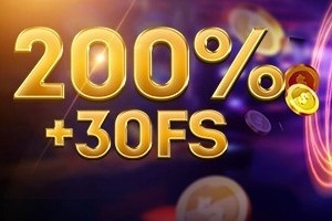 200% + 30 FS на третий депозит