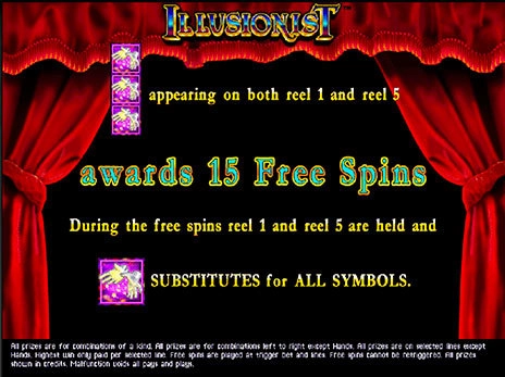 casino screen of symbols
