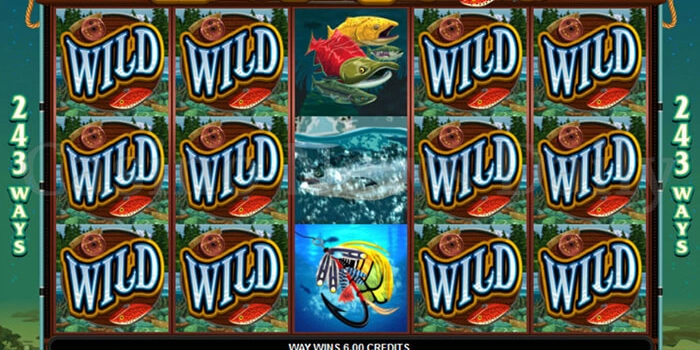 casino screen of symbols