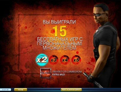 casino screen of symbols
