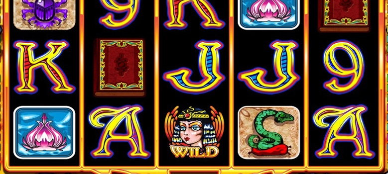 casino screen of symbols