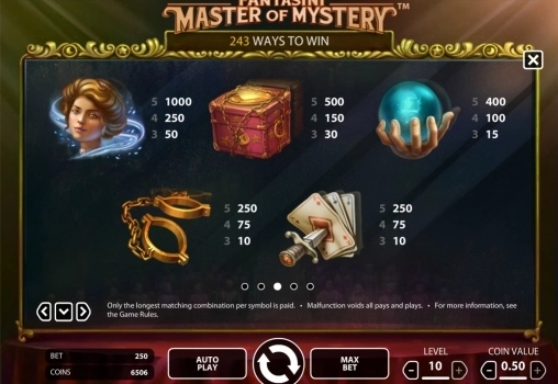 casino screen of jackpot