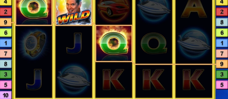 casino screen of symbols