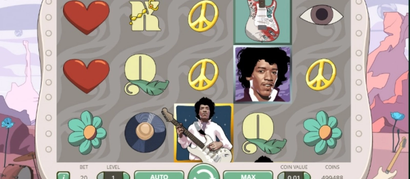casino screen of symbols