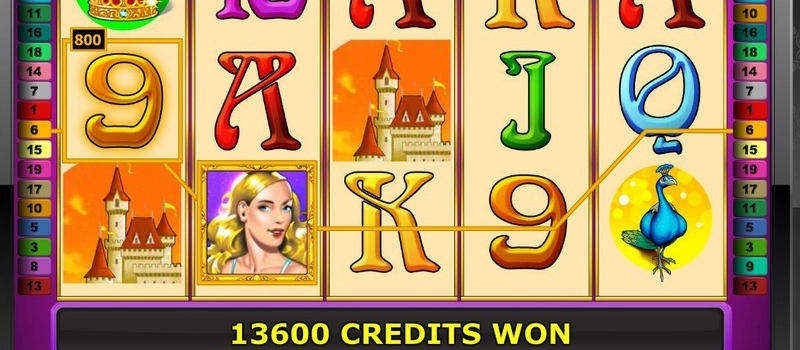 casino screen of symbols