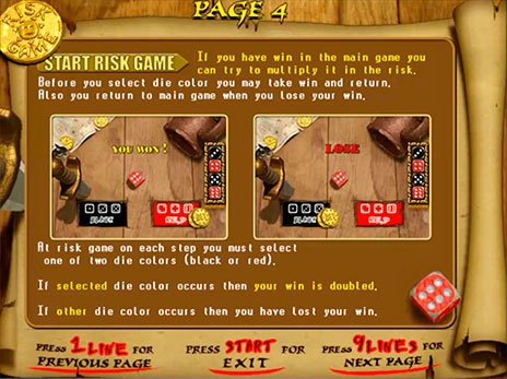casino screen of symbols