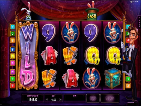 casino screen of symbols
