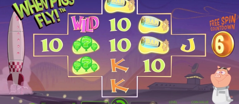 casino screen of symbols
