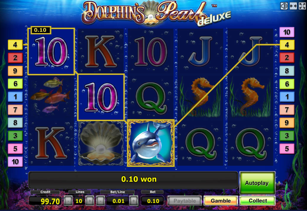 Игровой автомат Dolphin's pearl